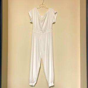 Springtime White Jumpsuit